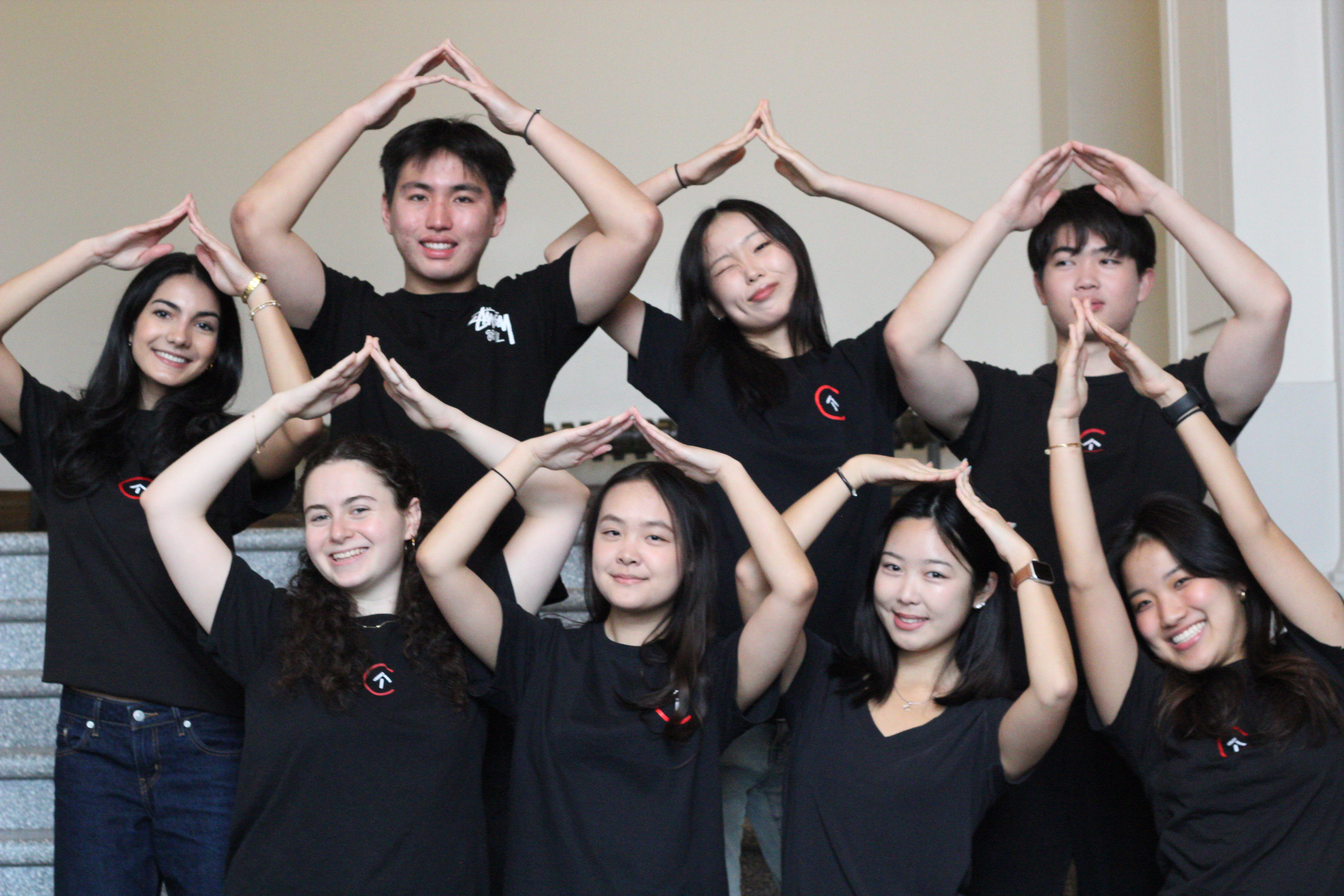 CUApts team at a social event