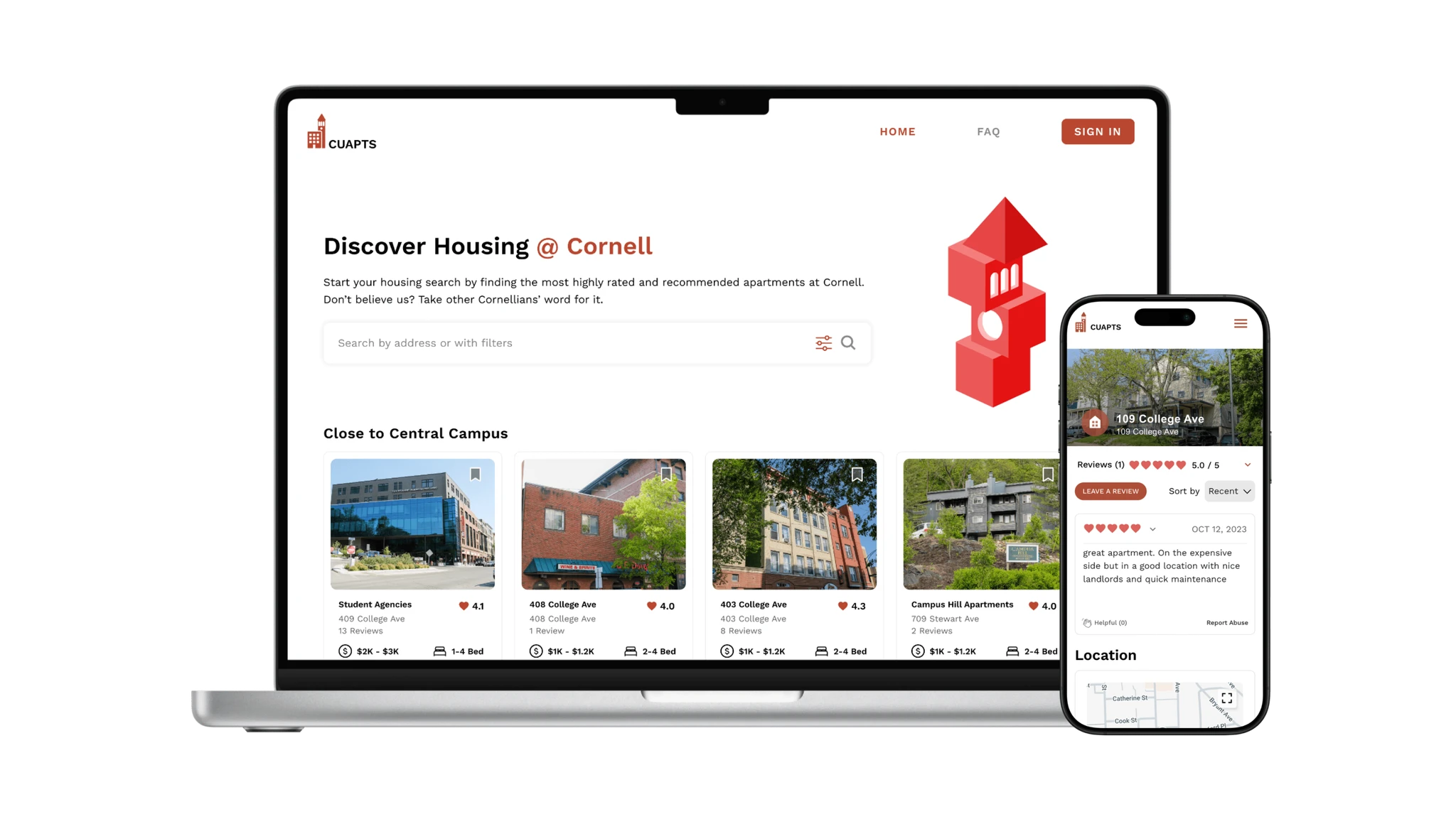 CUApts app screenshot
