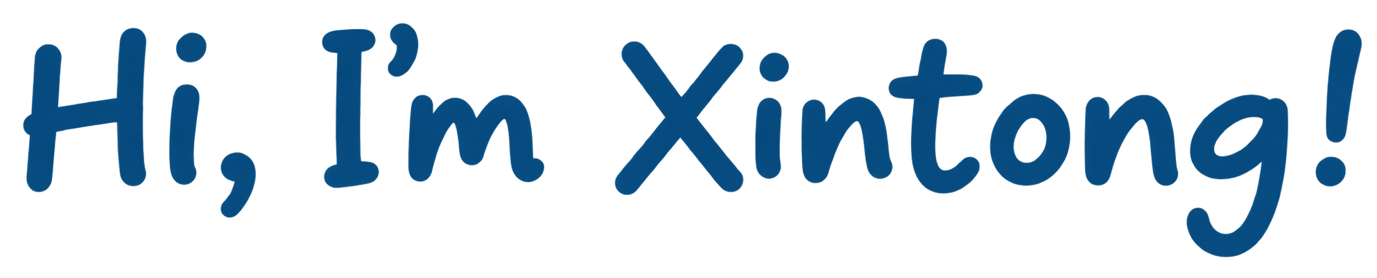 Hi, I'm Xintong!