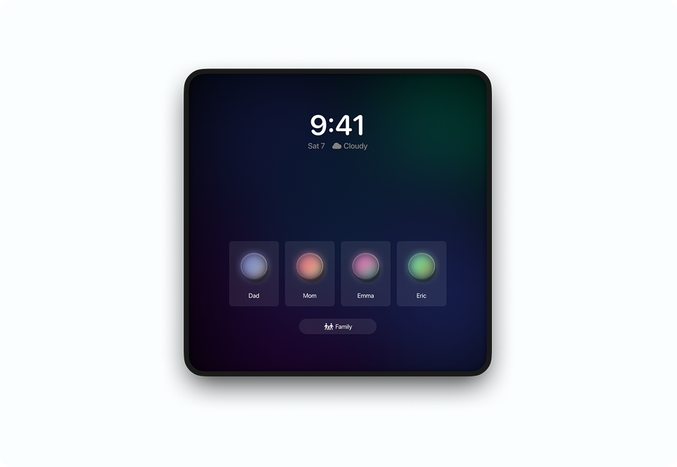 Ebb and Flow wearable and tablet interface